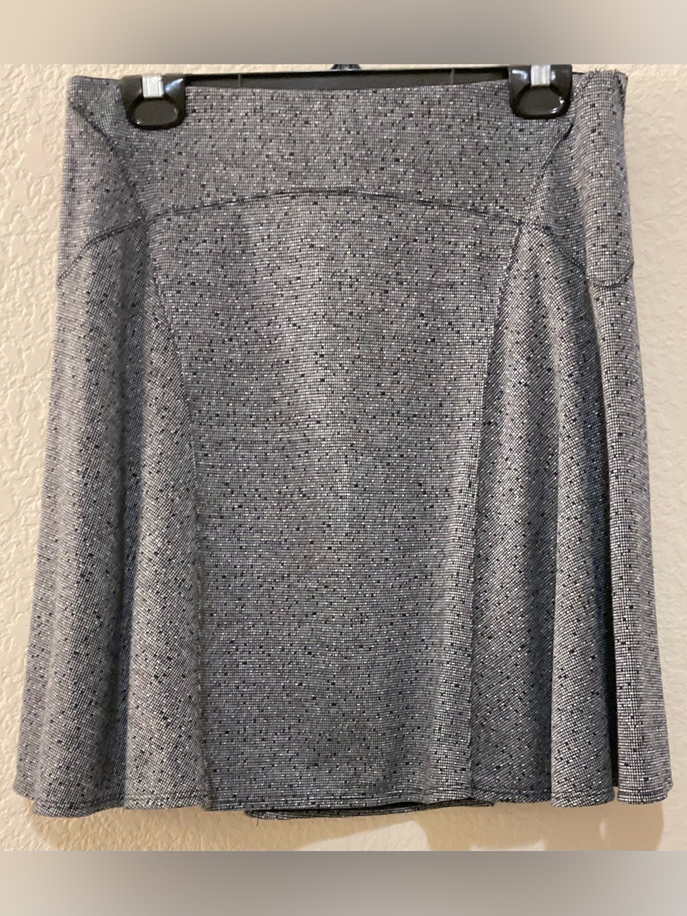 Max Studio Gray Mini Circle Skater Skirt Y2K A-Line Flare Mini